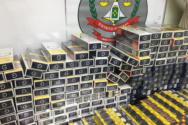 Polícia Civil do DF apreende 50 mil maços de cigarros do Paraguai