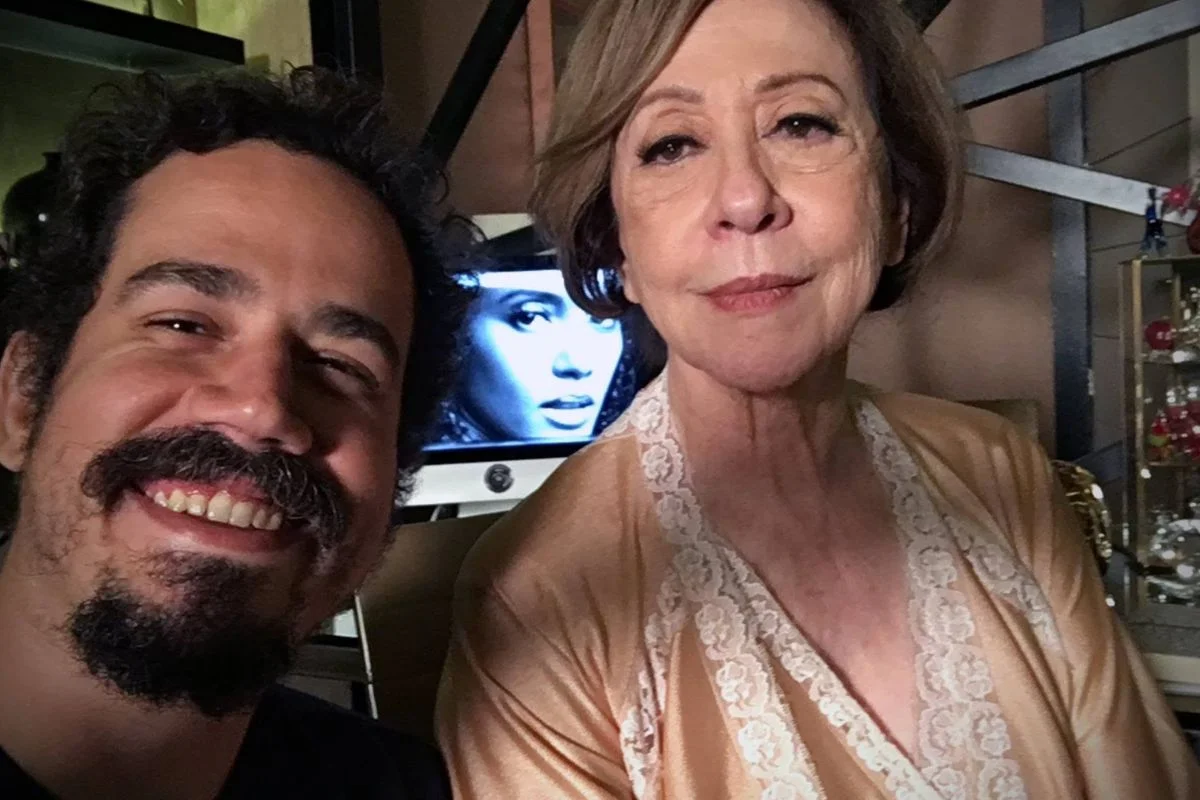 Diretor Ricardo Spencer ao lado de Fernanda Montenegro Diretor Ricardo Spencer ao lado de Fernanda Montenegro