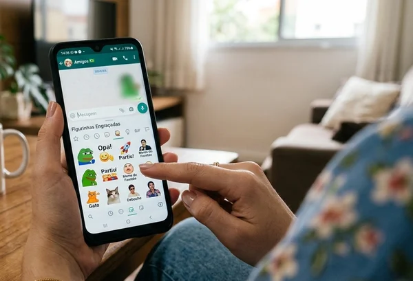 Figurinha no WhatsApp - Metrópoles