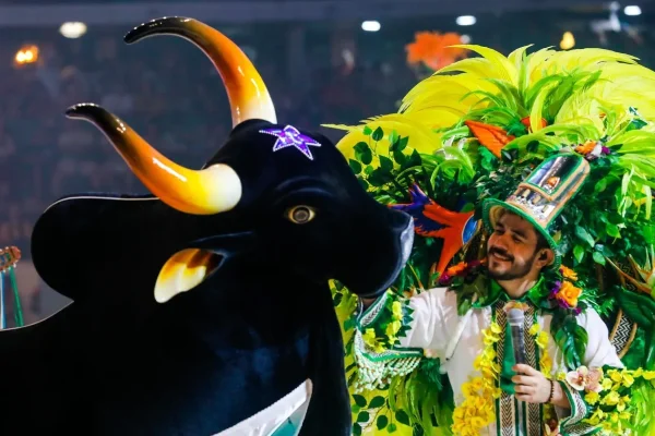 Boi Caprichoso no Festival de Parintins 2026