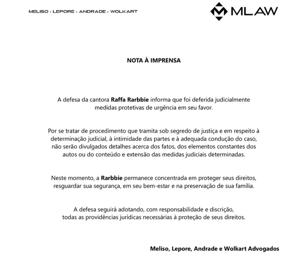 Ex de Latino consegue medida protetiva após acusações de agressão - destaque galeria Ex de Latino consegue medida protetiva após acusações de agressão - destaque galeria