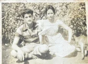 Maria Ramos com o irmão