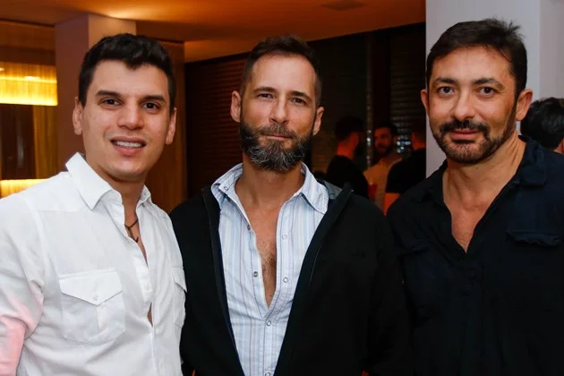 Flávio Simões, Ricardo França e Luiz Maurício Navarro Flávio Simões, Ricardo França e Luiz Maurício Navarro