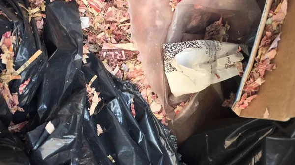Polícia acredita que dinheiro achado em contêiner é de verdade