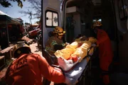 Simulação de vazamento e controle de gasoduto rompido na BR 180, próximo ao condomínio Vista Bela, em Ceilândia. 