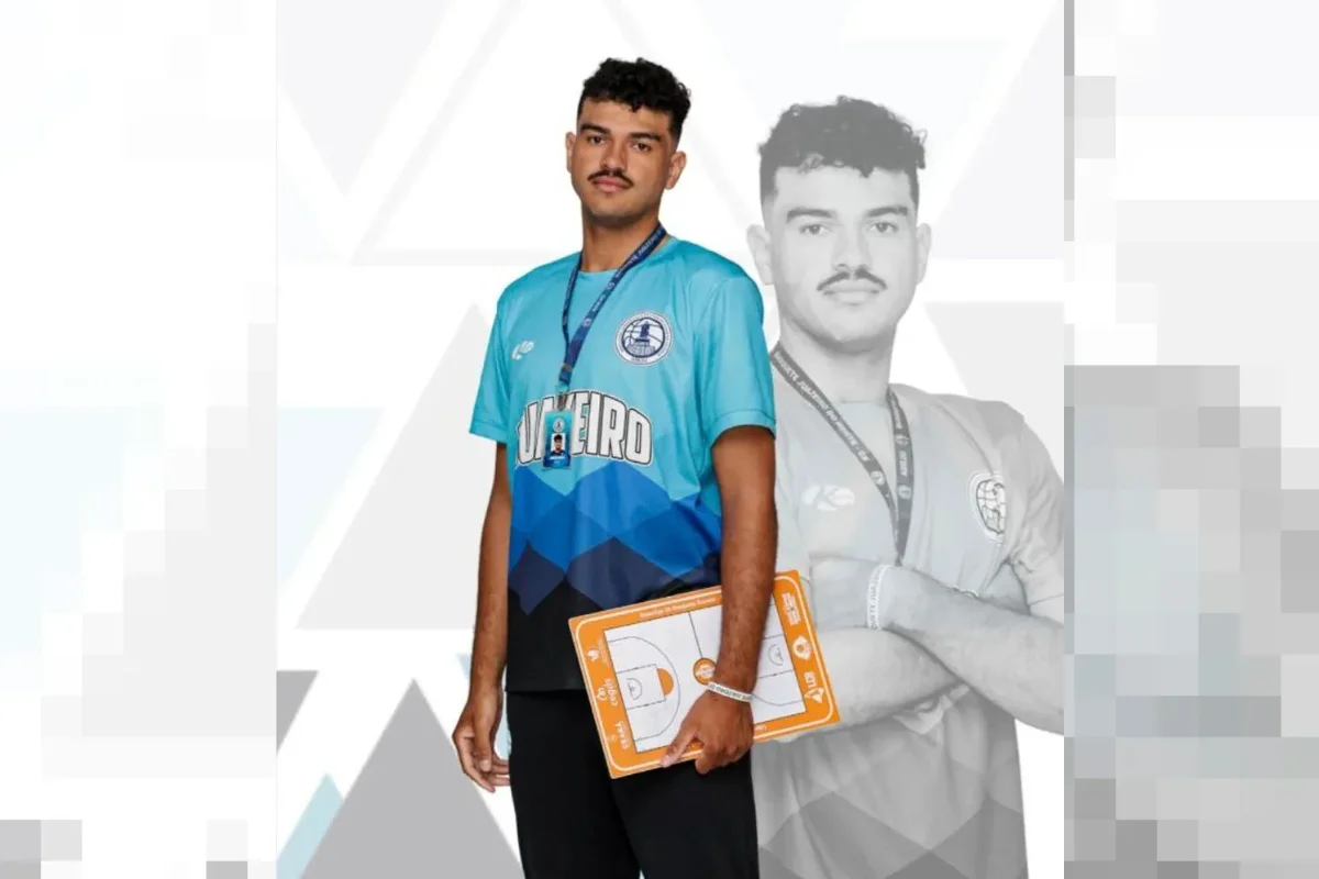 Marcus Miguel da Silva, 22 anos, integrante da equipe técnica (sub-19) Marcus Miguel da Silva, 22 anos, integrante da equipe técnica (sub-19)