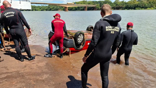 resgate corpos carro rio paranaíba