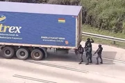Agents escort hijacked truck