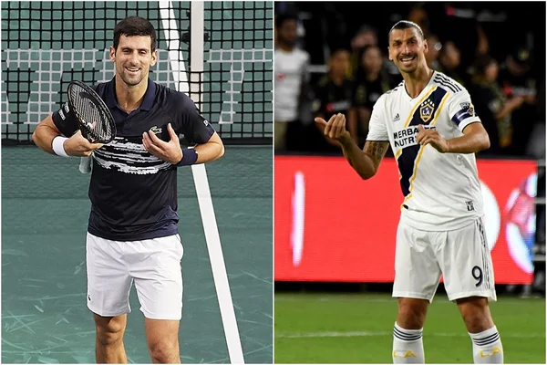 Vídeo. Djokovic aceita “desafio Matrix” de Ibrahimovic, mas falha