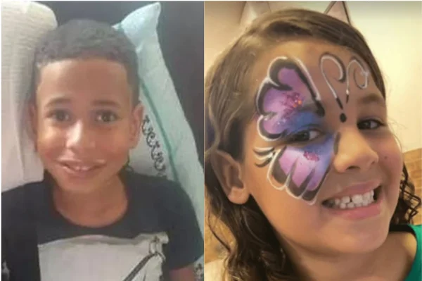 João Victor Mapa, 10 anos, e Sarah Raíssa de Castro, 8, vítimas do "desafio do desodorante"