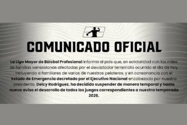 Liga Beisebol da Venezuela é suspensa após terremoto interromper jogo