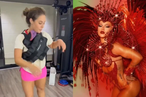 Treino de Paolla Oliveira volta a viralizar após polêmica com Virginia