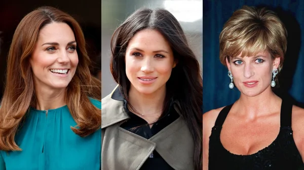 Kate Middleton, Meghan Markle e princesa Diana