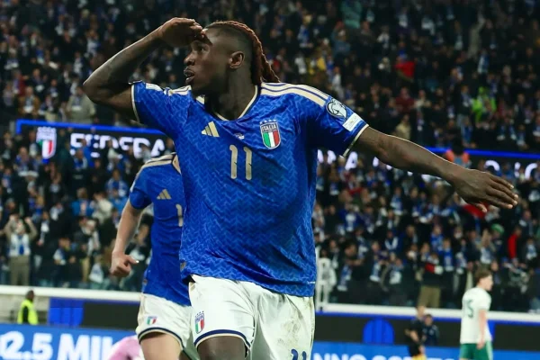Imagem colorida da seleção italiana na repescagem da Copa do Mundo- MEtrópoles
