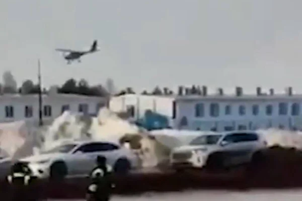 Foto colorida de ataque da Ucrânia contra a Rússia - Metrópoles
