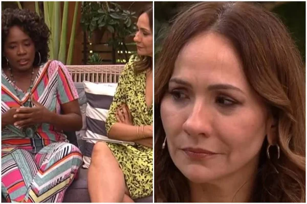 Montagem colorida de Maria Beltrão no É de Casa, da TV Globo - Metrópoles