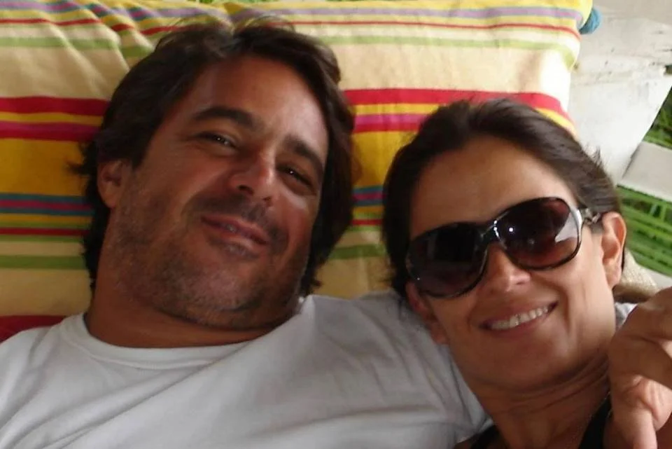 Ana Luiza Guimarães e marido Ana Luiza Guimarães e marido