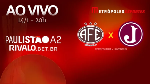 Paulistão A2 2026: veja Ferroviária x Juventus ao vivo no YouTube