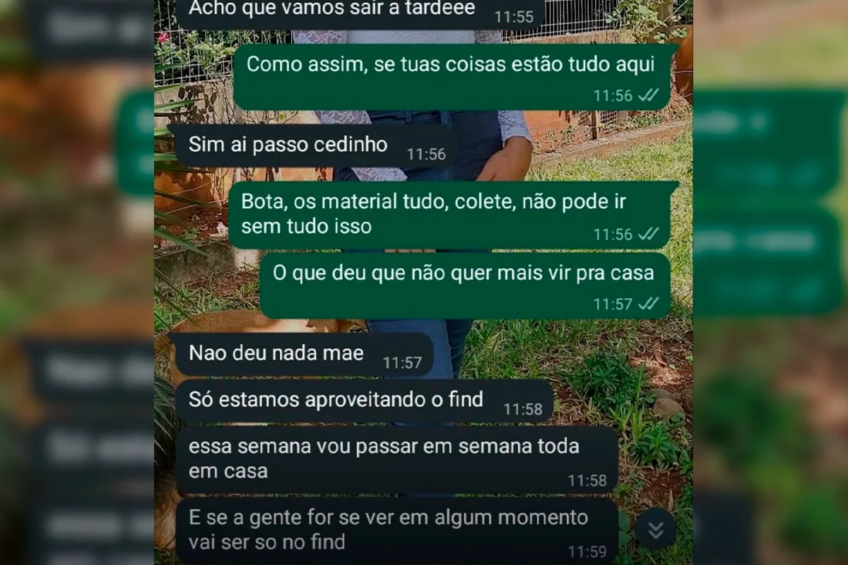 Suspeito se passou pela vítima para mandar mensagens à mãe dela Suspeito se passou pela vítima para mandar mensagens à mãe dela