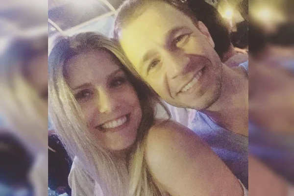 Tiago Leifert e Daiana Garbin