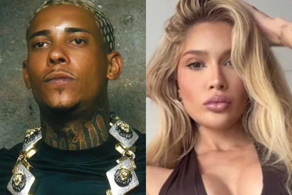 "Volta pro Leo", pede Poze para Karoline Lima durante jogo do Flamengo - Metrópoles