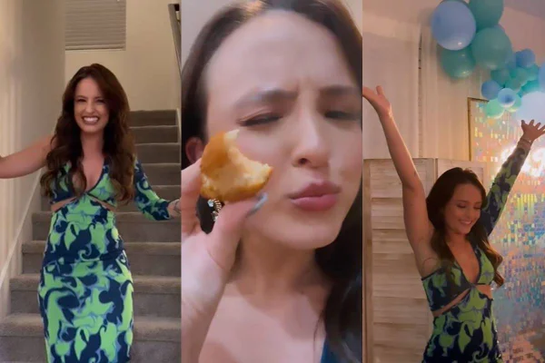 montagem com três fotos de Larissa Manoela - metrópoles