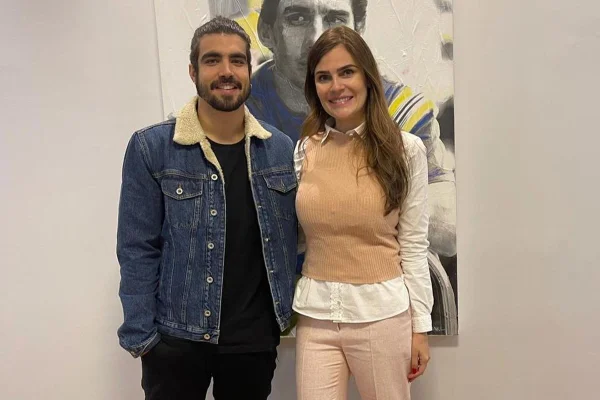 Caio Castro e Luciana Passoni
