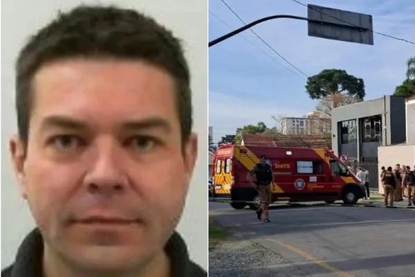 Imagem colorida mostra Homem é encontrado morto com facadas dentro de BMW em Curitiba - Metrópoles
