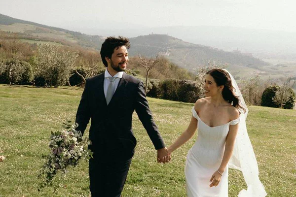 Rebeca Arantes e Guilherme Costa selam o amor em casamento na Itália