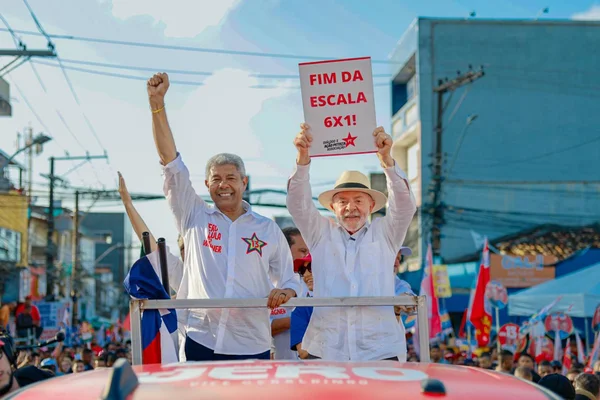 Na Bahia, Lula elenca prioridades e diz ter “tudo para ganhar” no 1º turno
