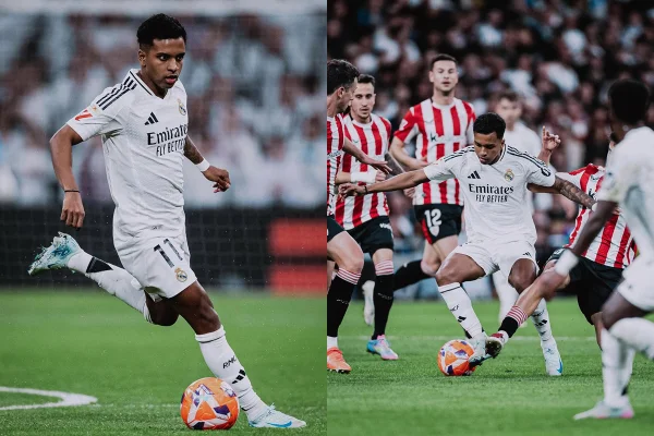Foto colorida de Rodrygo, do Real Madrid - Metrópoles