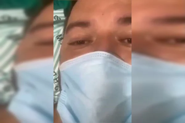 Homem grava vídeo antes de ser intubado e morre sem conhecer a filha