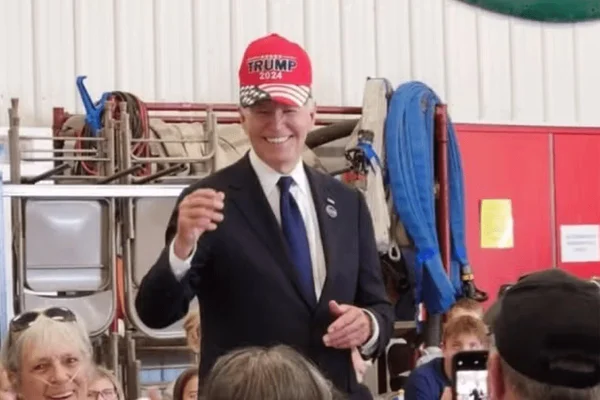 Imagem colorida de Joe Biden