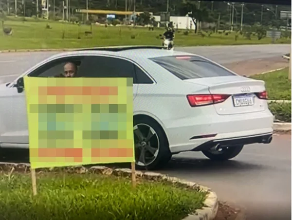 Motorista fugindo de acidente