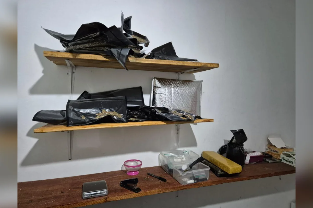 PF prende traficante que estocava tijolos de maconha em casa no Rio - imagem 4 PF prende traficante que estocava tijolos de maconha em casa no Rio - imagem 4