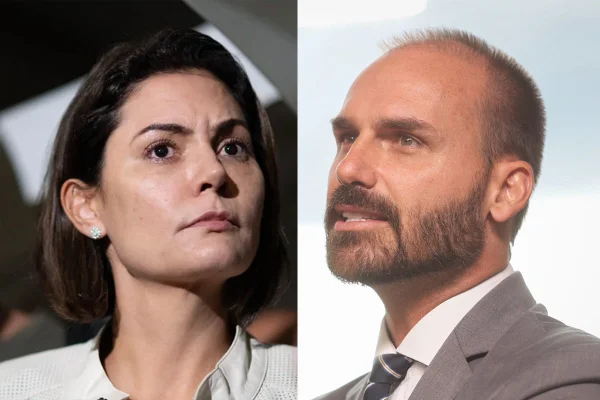 Eduardo Bolsonaro nega problemas com Michelle