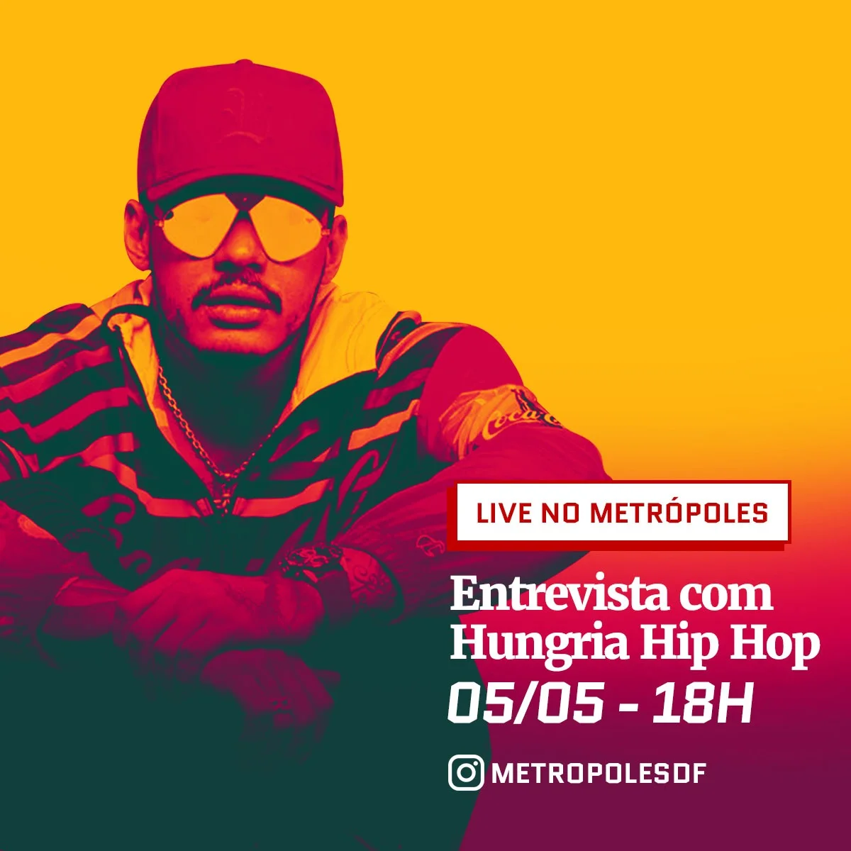 Metrópoles conversa em live com Hungria Hip Hop nesta terça (05/05) - imagem 1 Metrópoles conversa em live com Hungria Hip Hop nesta terça (05/05) - imagem 1