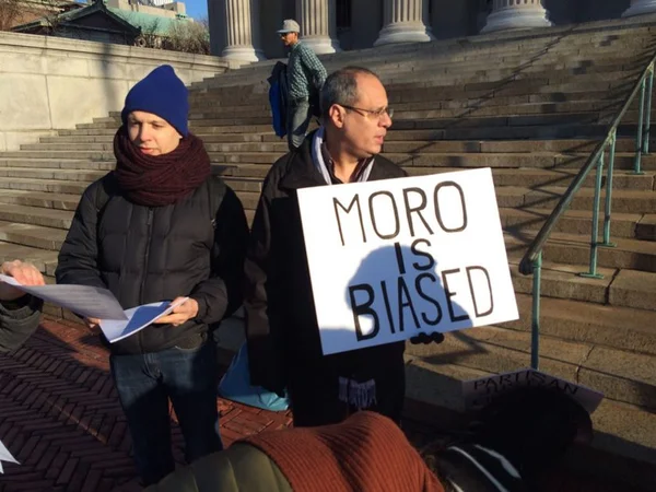 Estudantes protestam contra o juiz Sérgio Moro em palestra nos EUA
