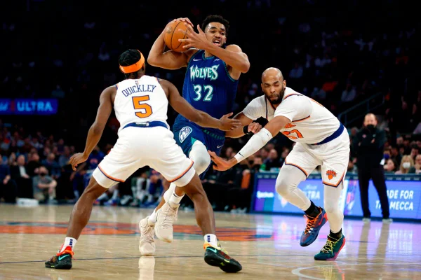 Karl-Anthony Towns foi decisivo na vitória dos Timberwolves