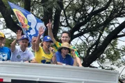 Celina Leão (PP) participou de carreata em Taguatinga e Ceilândia neste sábado (24/10), último dia de campanha antes do segundo turno