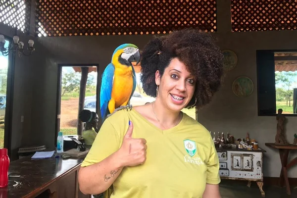 Fim das buscas! Arara Tereza reaparece na Chapada Imperial