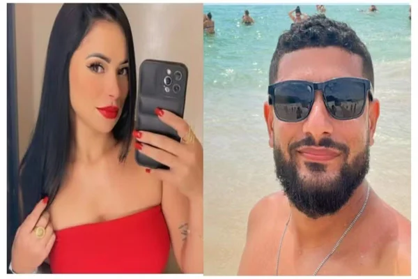Jaiane Lemos de Souza Neto, 27 anos, (à esquerda) e Everaldo Oliveira Santos, 34 anos (à direita) - Metrópoles