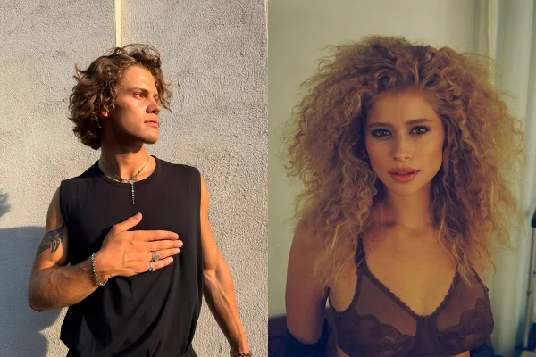 Lucas Braathen e Isadora Cruz