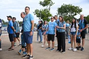 Torcedores de Cruzeiro e Grêmio chegam animados para jogão no DF - imagem 4 Torcedores de Cruzeiro e Grêmio chegam animados para jogão no DF - imagem 4