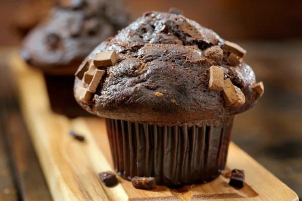 Muffin de chocolate fit