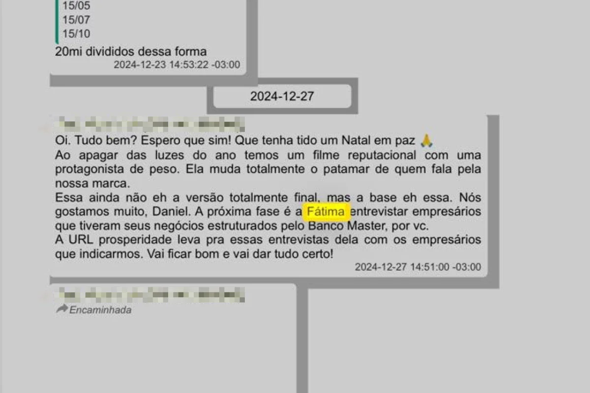 Master contratou Fátima Bernardes como garota-propaganda por R$ 5,4 milhões - imagem 5 Master contratou Fátima Bernardes como garota-propaganda por R$ 5,4 milhões - imagem 5