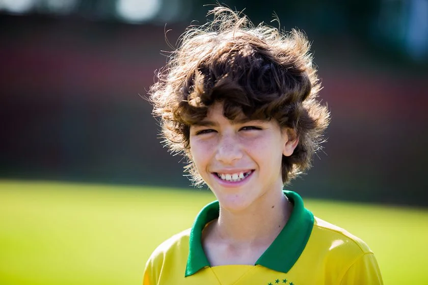Thiago Soares Nogueira, 11 anos, sonha ser jogador de futebol profissional Thiago Soares Nogueira, 11 anos, sonha ser jogador de futebol profissional