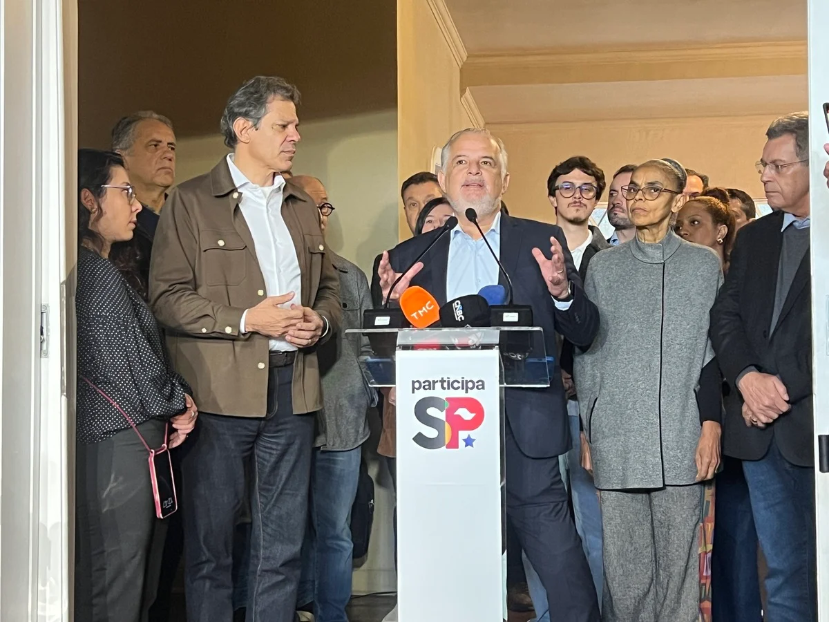 Fernando Haddad anuncia Márcio França como vice na chapa, em São Paulo Fernando Haddad anuncia Márcio França como vice na chapa, em São Paulo