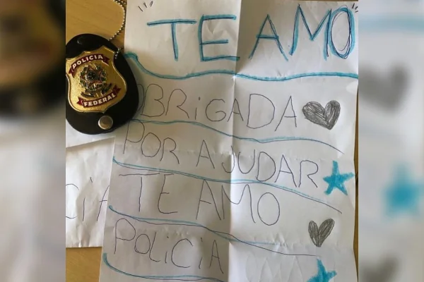 Criança escreve carta de socorro e PF prende pedófilo em Porto Alegre