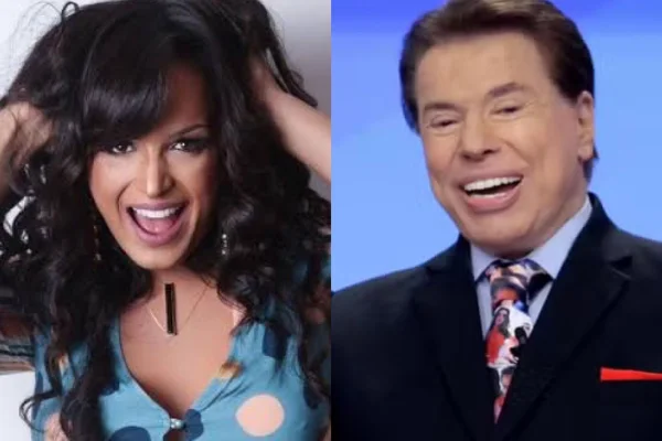 Montagem feita a partir de fotos de Lisa Gomes e Silvio Santos - Metrópoles